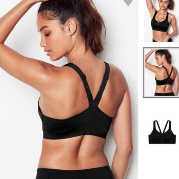 Victoria's Secret Bra VSX Incredible Knockout Ultra Max Sports Bra BLACK SZ 36DD - Picture 5 of 14
